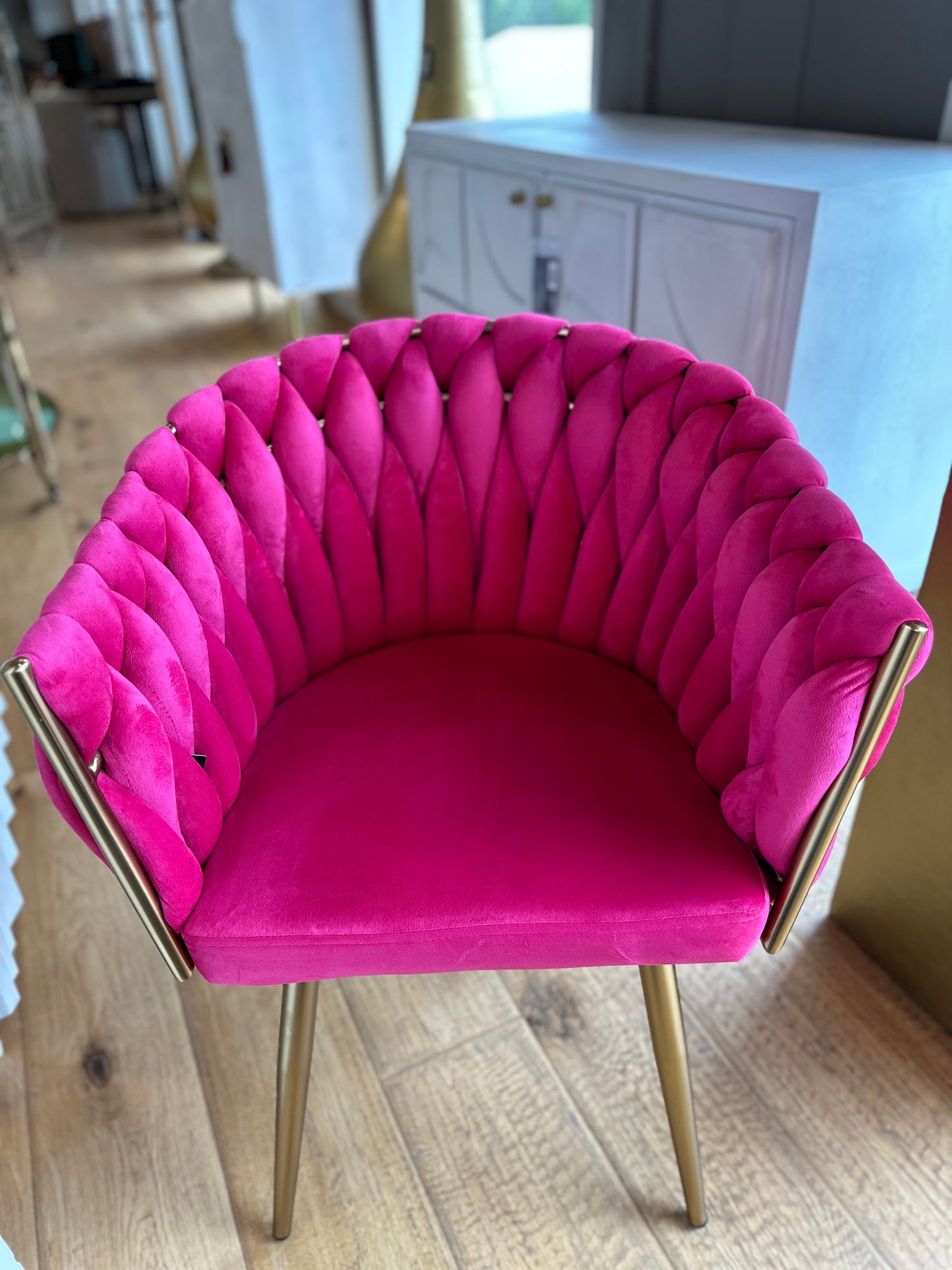 Chaise "ONDA" en Tissu (Plusieurs coloris disponibles)