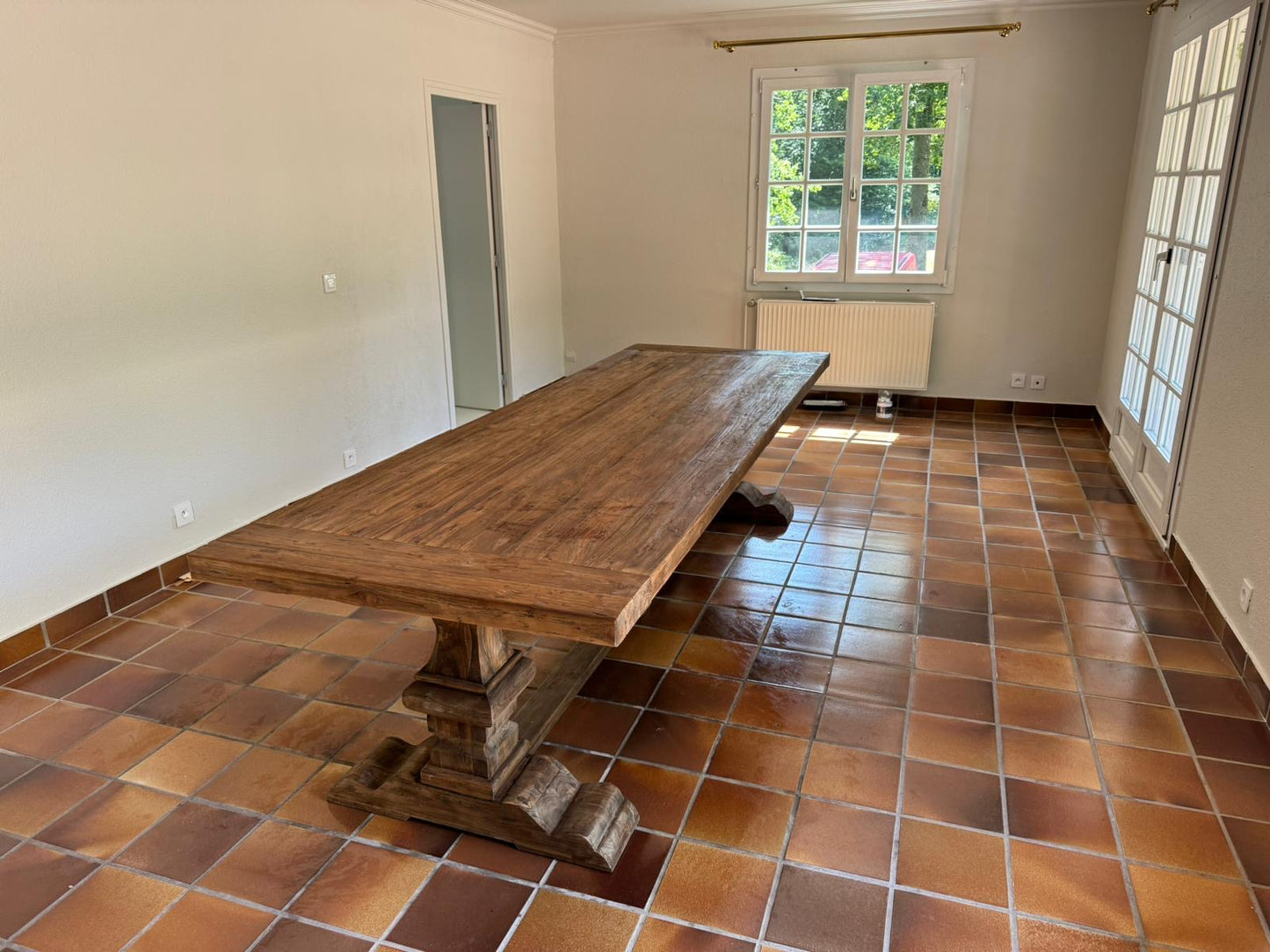 Table Monastère en Chêne Massif sur Mesure | Meuble Ébéniste
