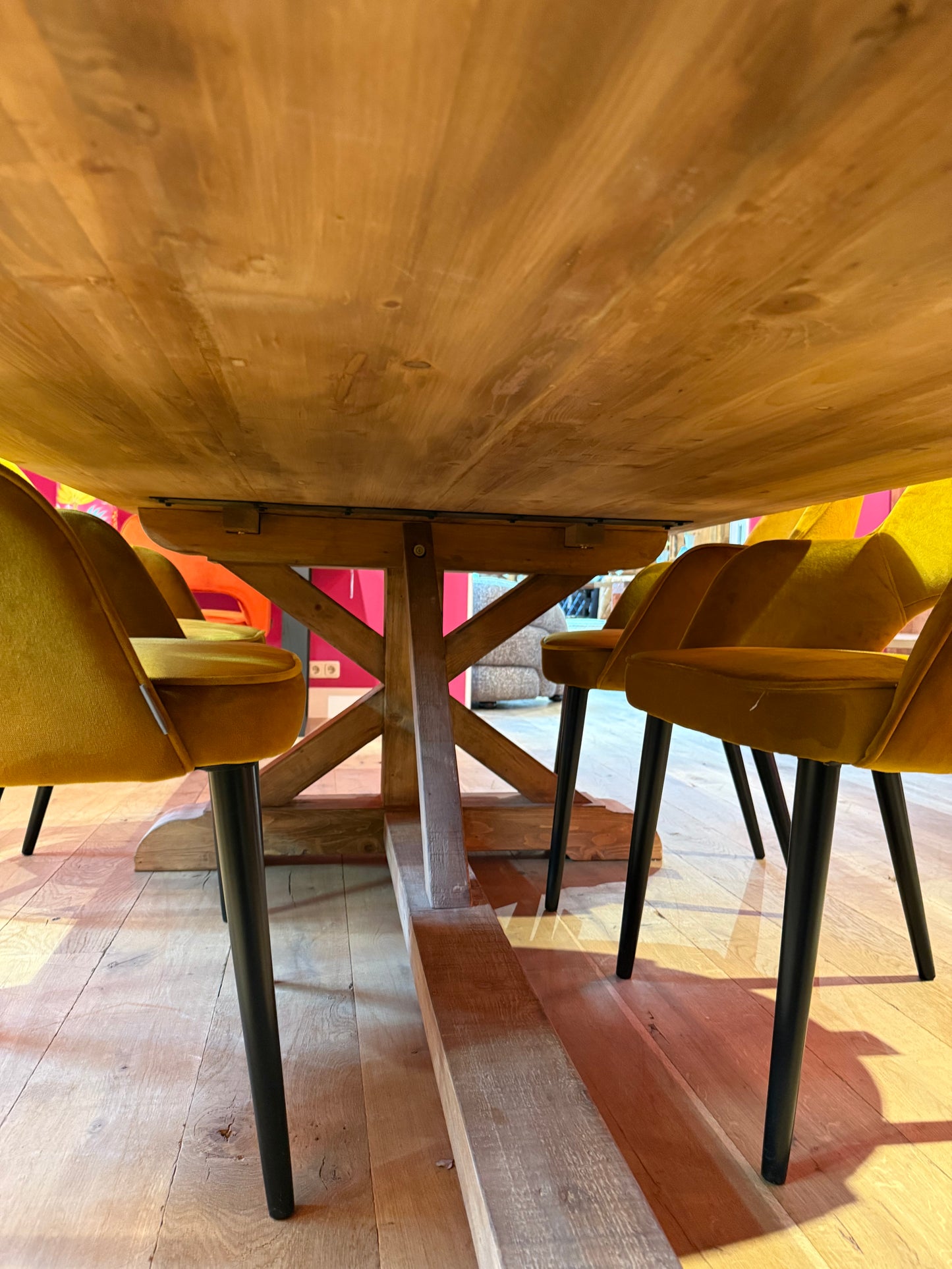 Table monarque royale en chêne massif - LANCELOT - meuble-ebeniste.com devient meuble-ebeniste.fr