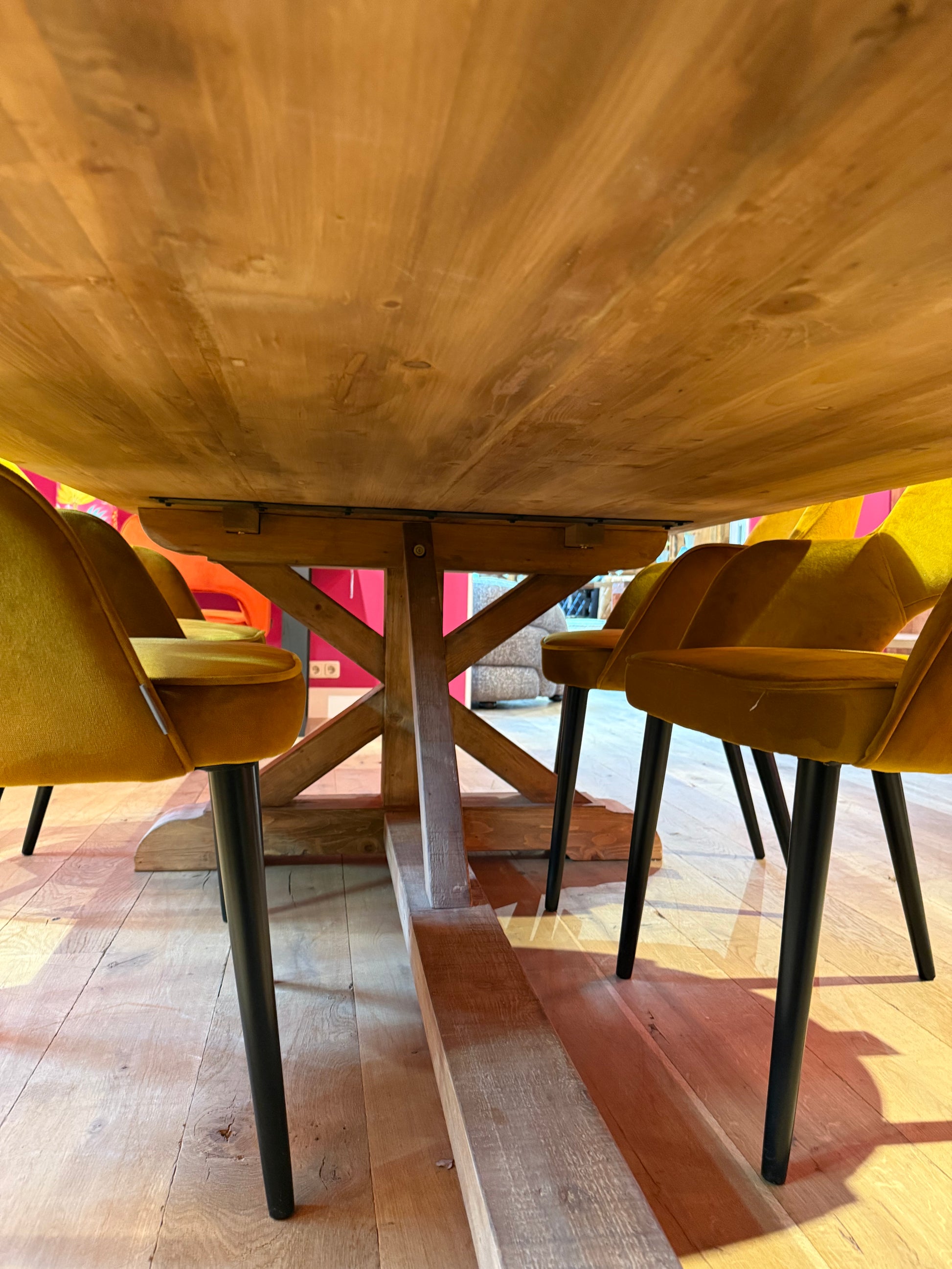 Table monarque royale en chêne massif - LANCELOT - meuble-ebeniste.com devient meuble-ebeniste.fr
