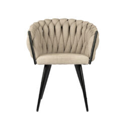 Chaise "ONDA" en Tissu (Plusieurs coloris disponibles)