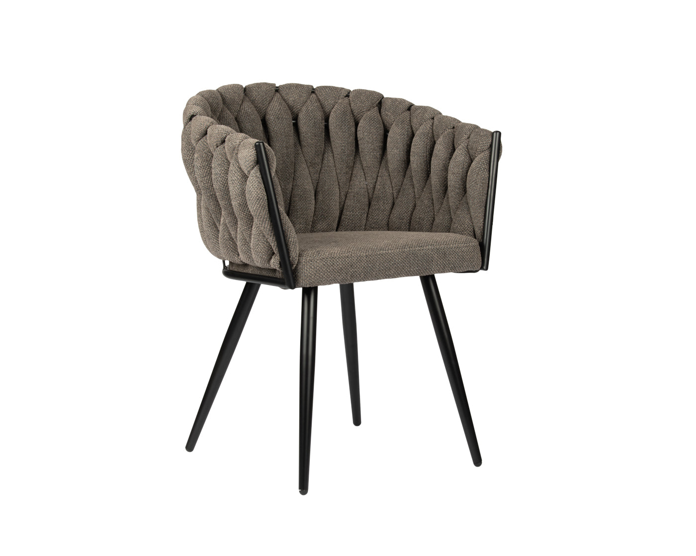 Chaise "ONDA" en Tissu (Plusieurs coloris disponibles)