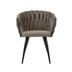 Chaise "ONDA" en Tissu (Plusieurs coloris disponibles)