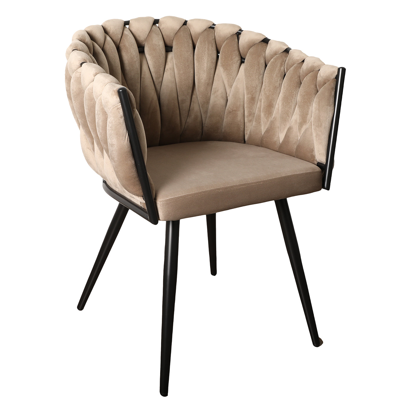 Chaise "ONDA" en Tissu (Plusieurs coloris disponibles)