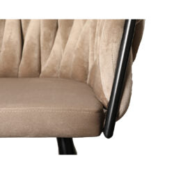 Chaise "ONDA" en Tissu (Plusieurs coloris disponibles)