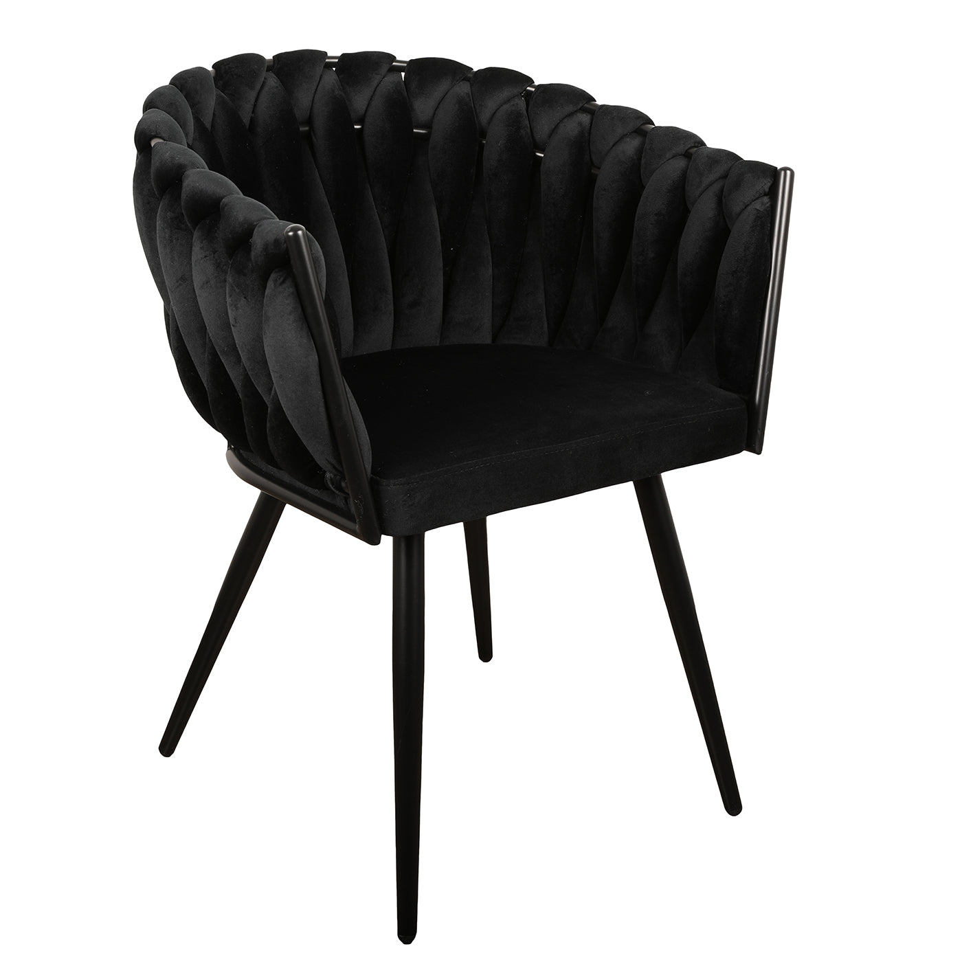 Chaise "ONDA" en Tissu (Plusieurs coloris disponibles)