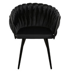 Chaise "ONDA" en Tissu (Plusieurs coloris disponibles)