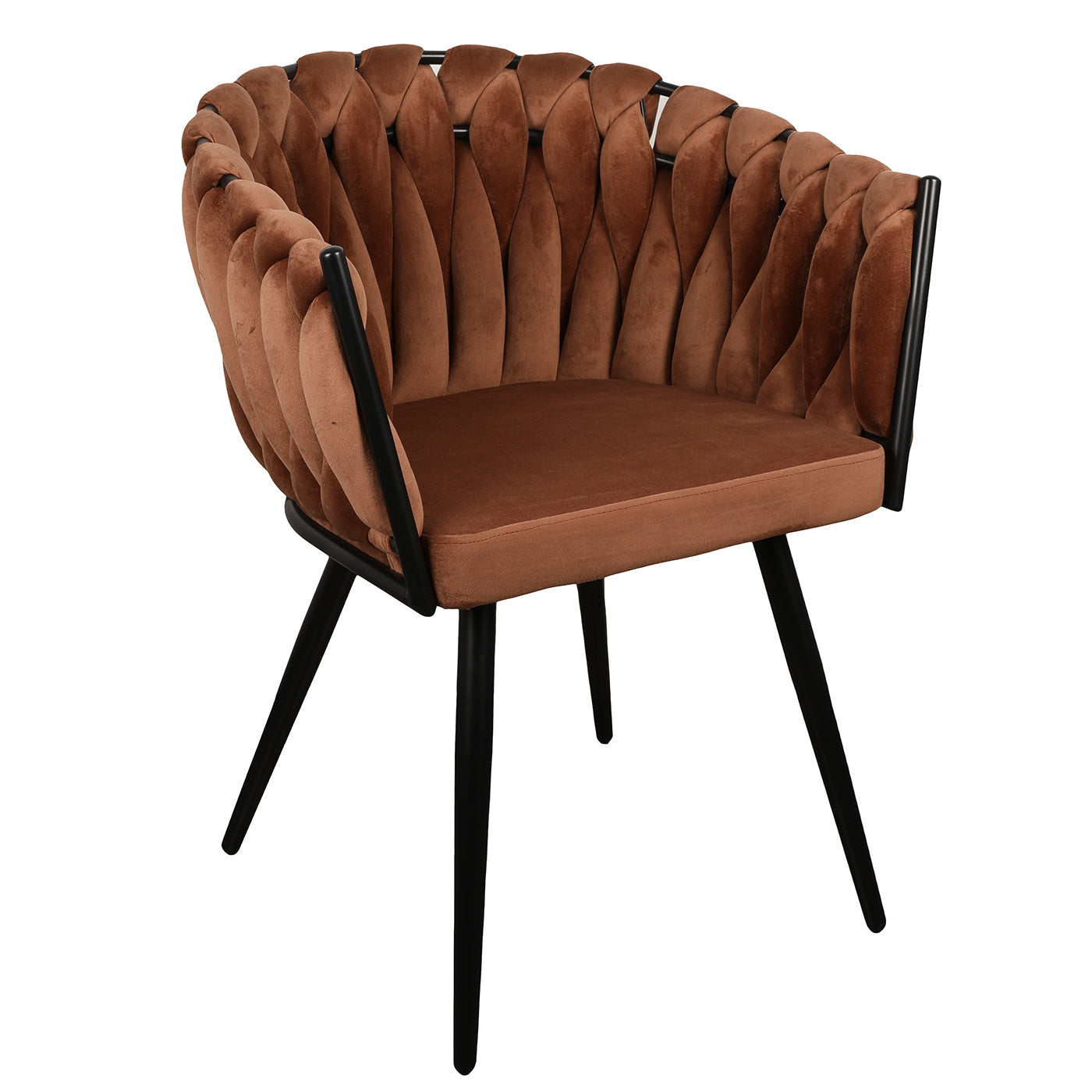 Chaise "ONDA" en Tissu (Plusieurs coloris disponibles)