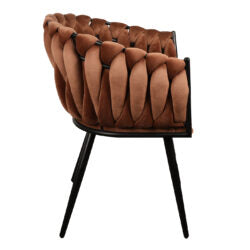 Chaise "ONDA" en Tissu (Plusieurs coloris disponibles)