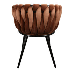 Chaise "ONDA" en Tissu (Plusieurs coloris disponibles)