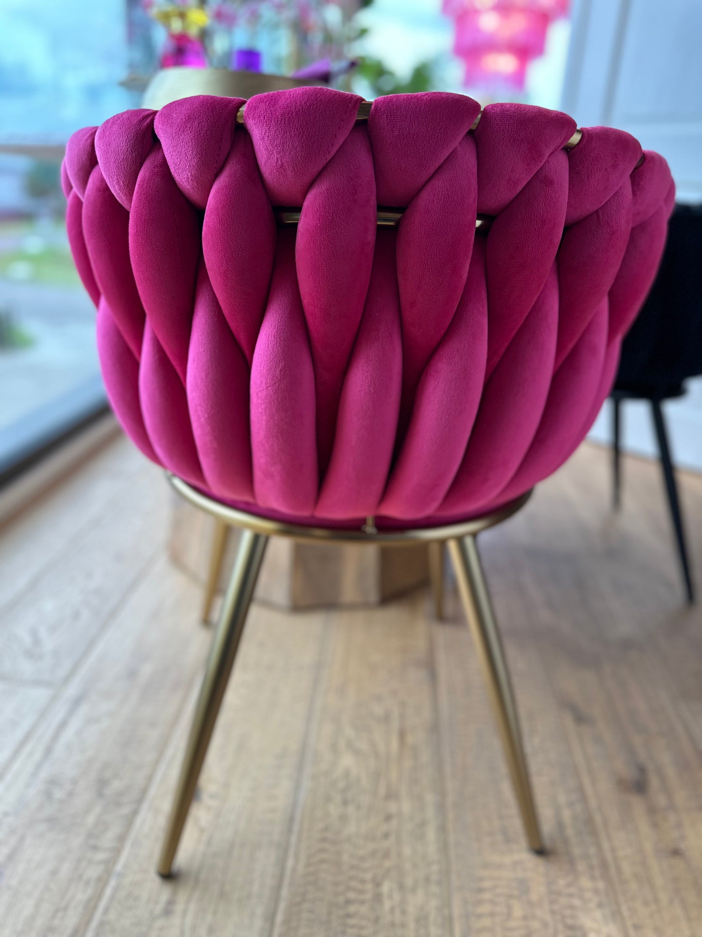Chaise "ONDA" en Tissu (Plusieurs coloris disponibles)