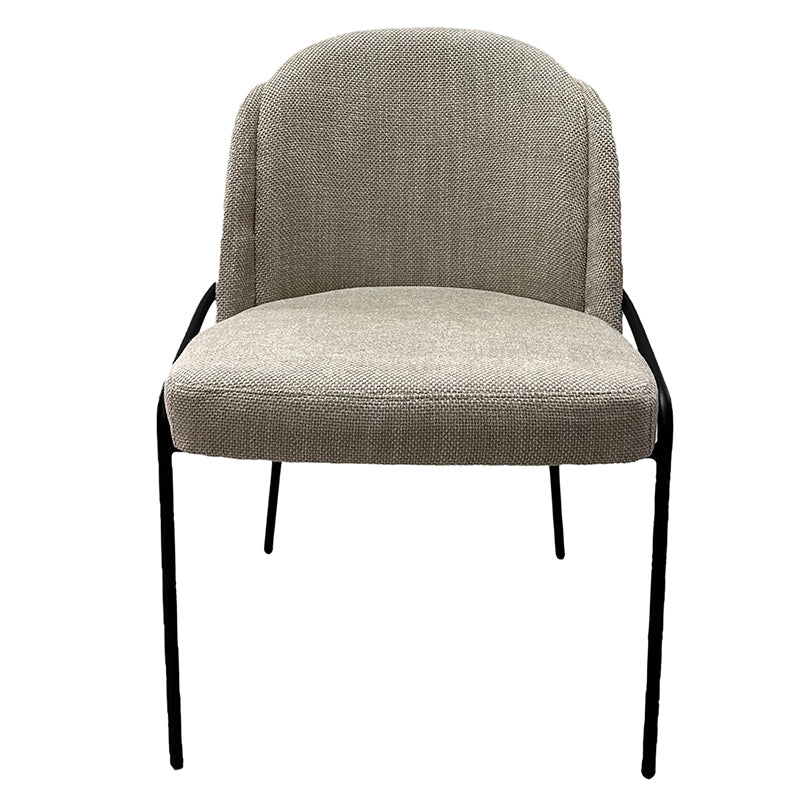 Chaise Design Scandinave "BRINA" en Tissu ou Alcantara | Meuble Ébéniste