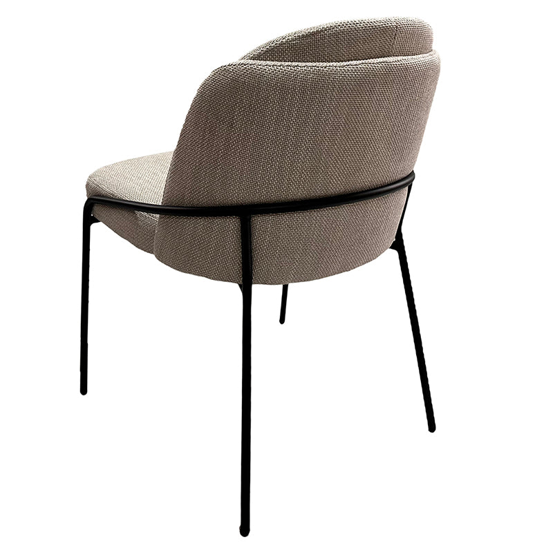 Chaise Design Scandinave "BRINA" en Tissu ou Alcantara | Meuble Ébéniste