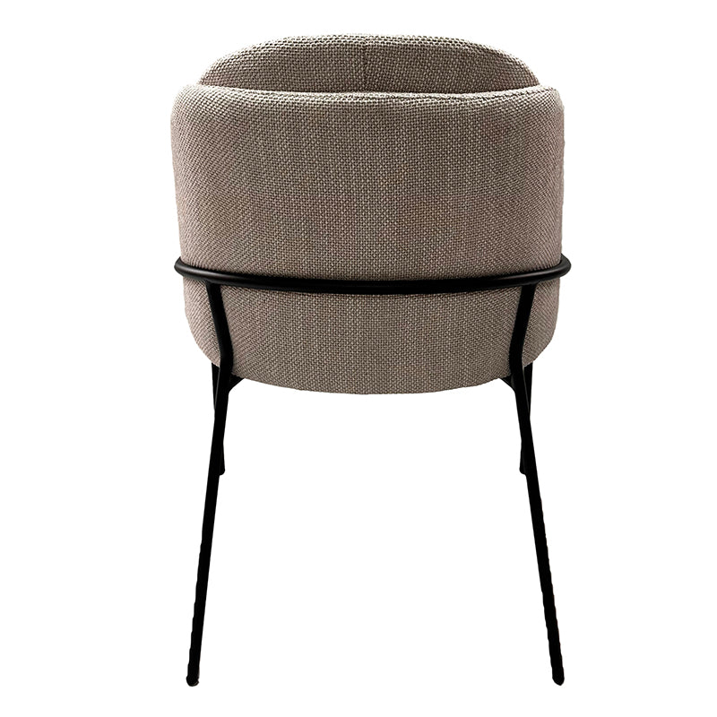 Chaise Design Scandinave "BRINA" en Tissu ou Alcantara | Meuble Ébéniste