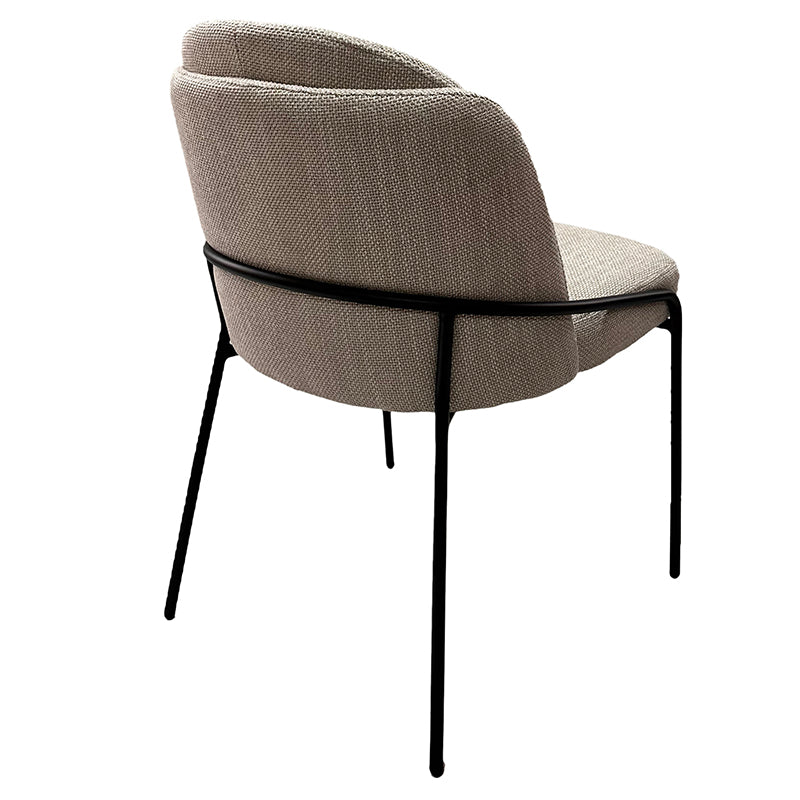 Chaise Design Scandinave "BRINA" en Tissu ou Alcantara | Meuble Ébéniste