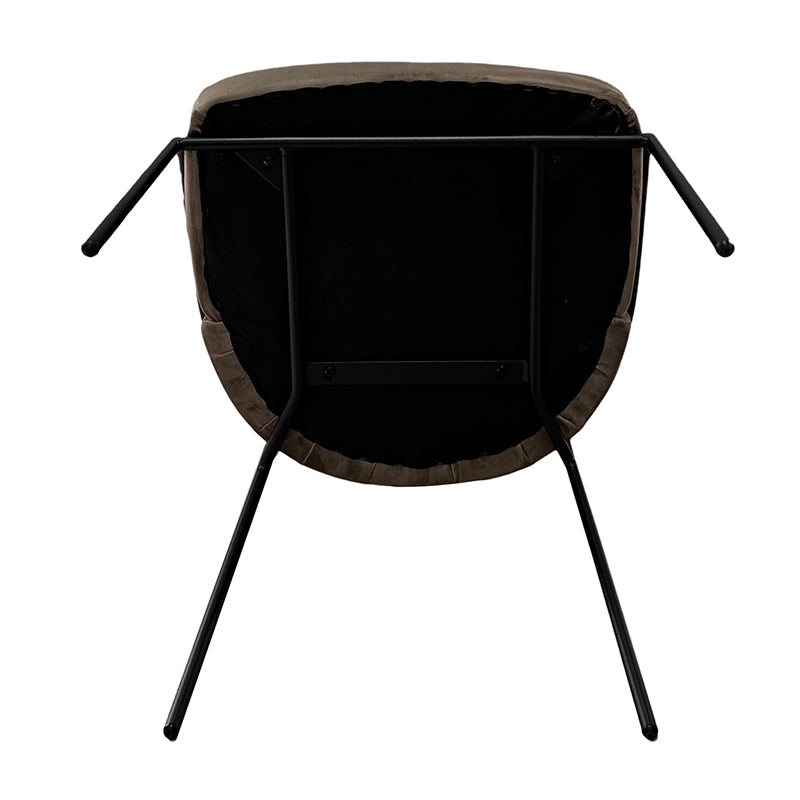 Chaise Design Scandinave "BRINA" en Tissu ou Alcantara | Meuble Ébéniste
