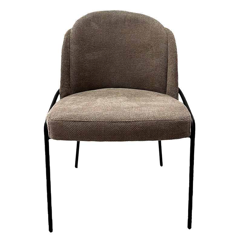 Chaise Design Scandinave "BRINA" en Tissu ou Alcantara | Meuble Ébéniste