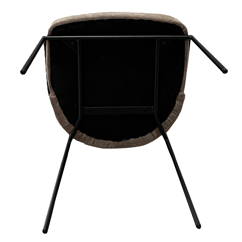 Chaise Design Scandinave "BRINA" en Tissu ou Alcantara | Meuble Ébéniste