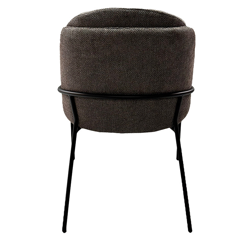 Chaise Design Scandinave "BRINA" en Tissu ou Alcantara | Meuble Ébéniste