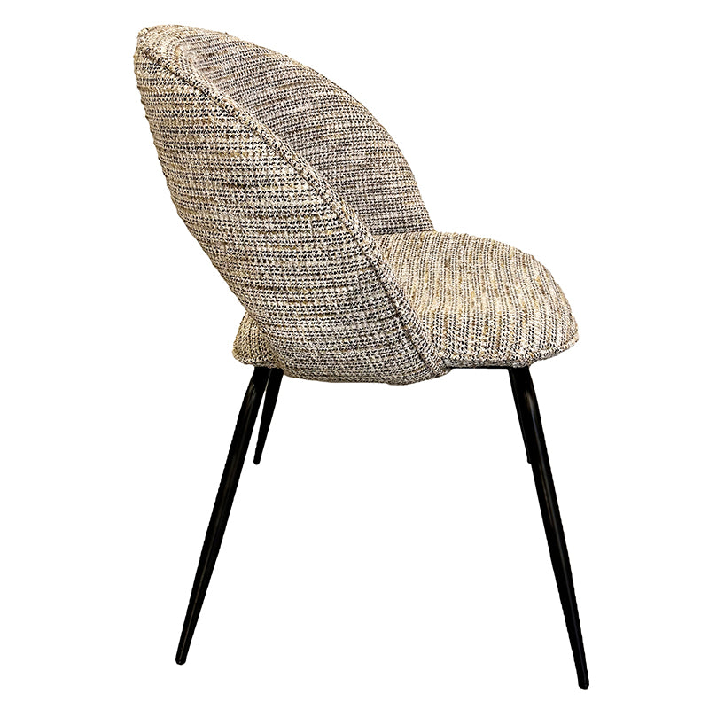 Chaise Design en Tissu ou Alcantara "SOGNO" | Meuble Ébéniste