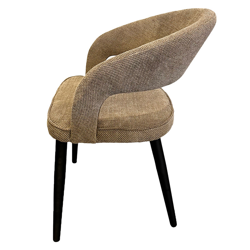 Chaise Design en Tissu Ignifuge "ZANNA" | Meuble Ébéniste