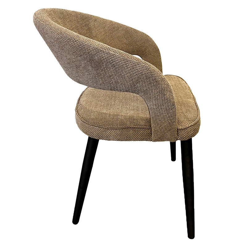 Chaise Design en Tissu Ignifuge "ZANNA" | Meuble Ébéniste