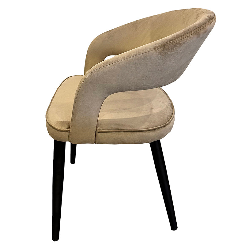 Chaise Design en Tissu Ignifuge "ZANNA" | Meuble Ébéniste