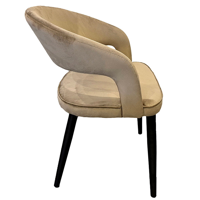 Chaise Design en Tissu Ignifuge "ZANNA" | Meuble Ébéniste