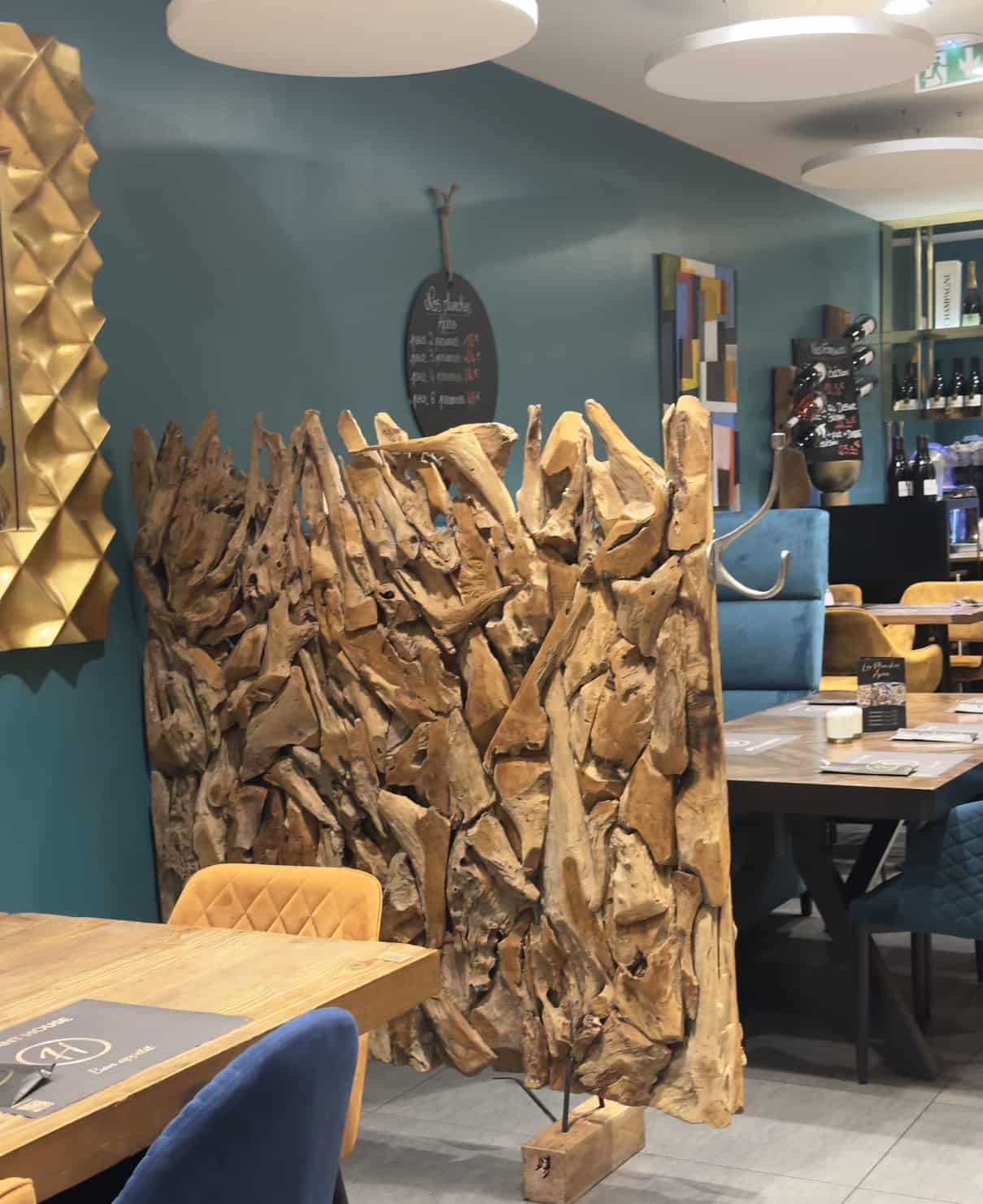Séparateur en bois flotté - meuble-ebeniste.com devient meuble-ebeniste.fr