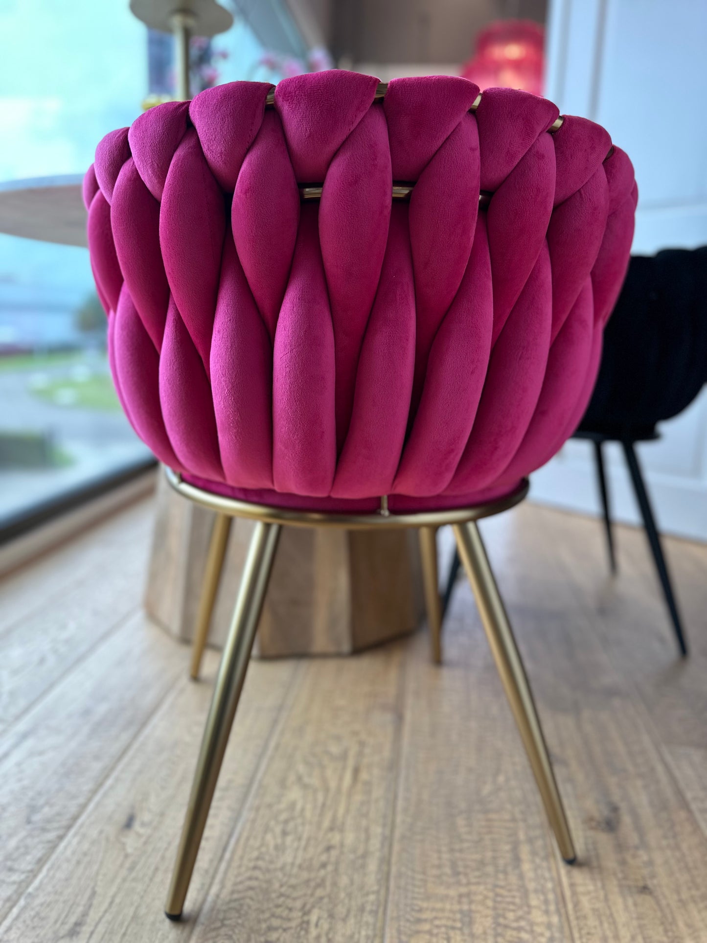 Chaise "ONDA" en Tissu (Plusieurs coloris disponibles)