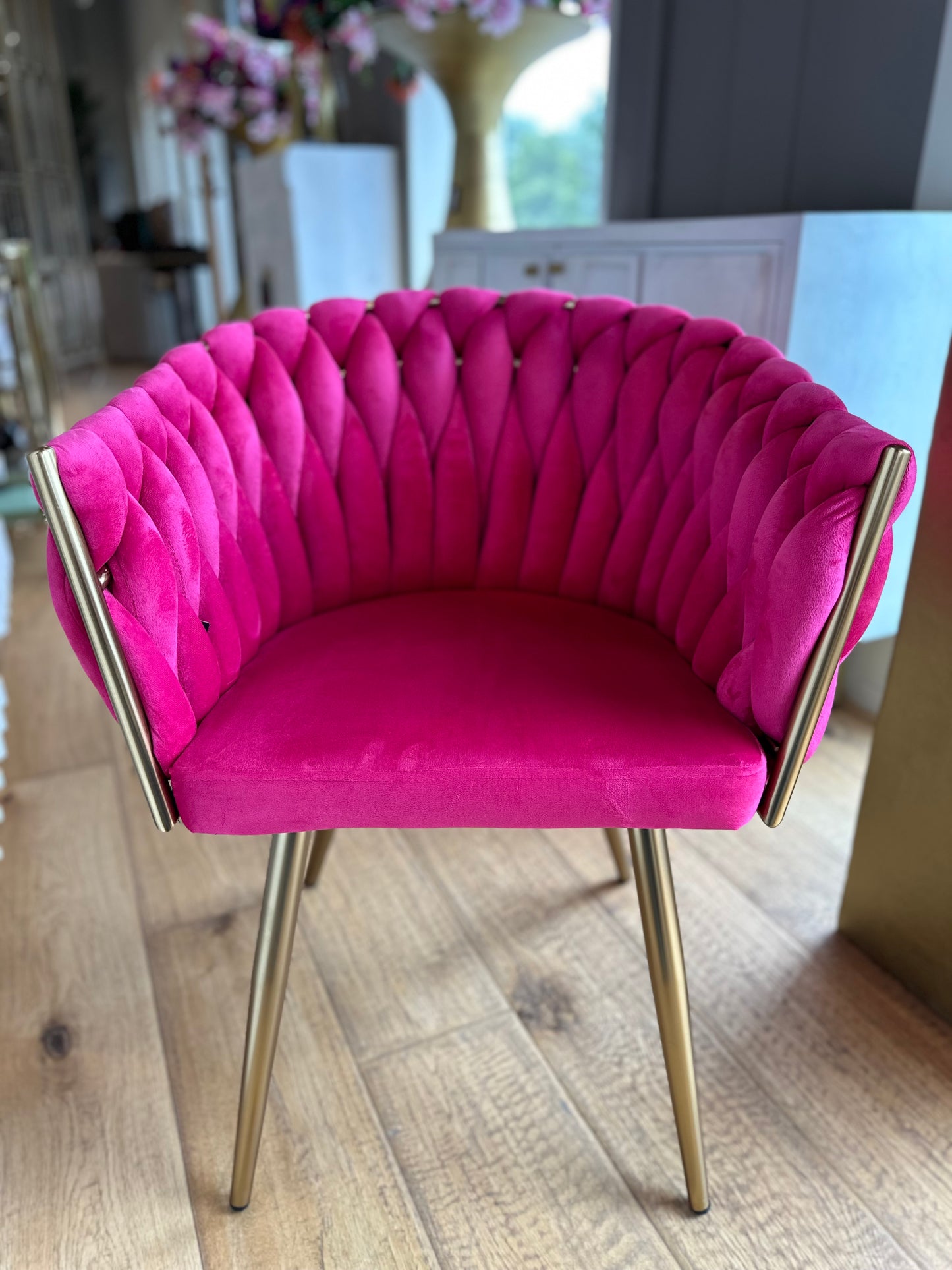 Chaise "ONDA" en Tissu (Plusieurs coloris disponibles)