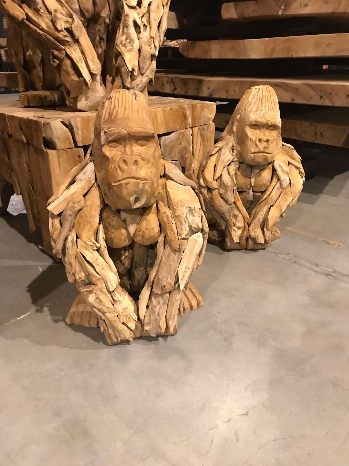 Sculpture d'Animal en Bois Flotté sur Mesure | Meuble Ébéniste