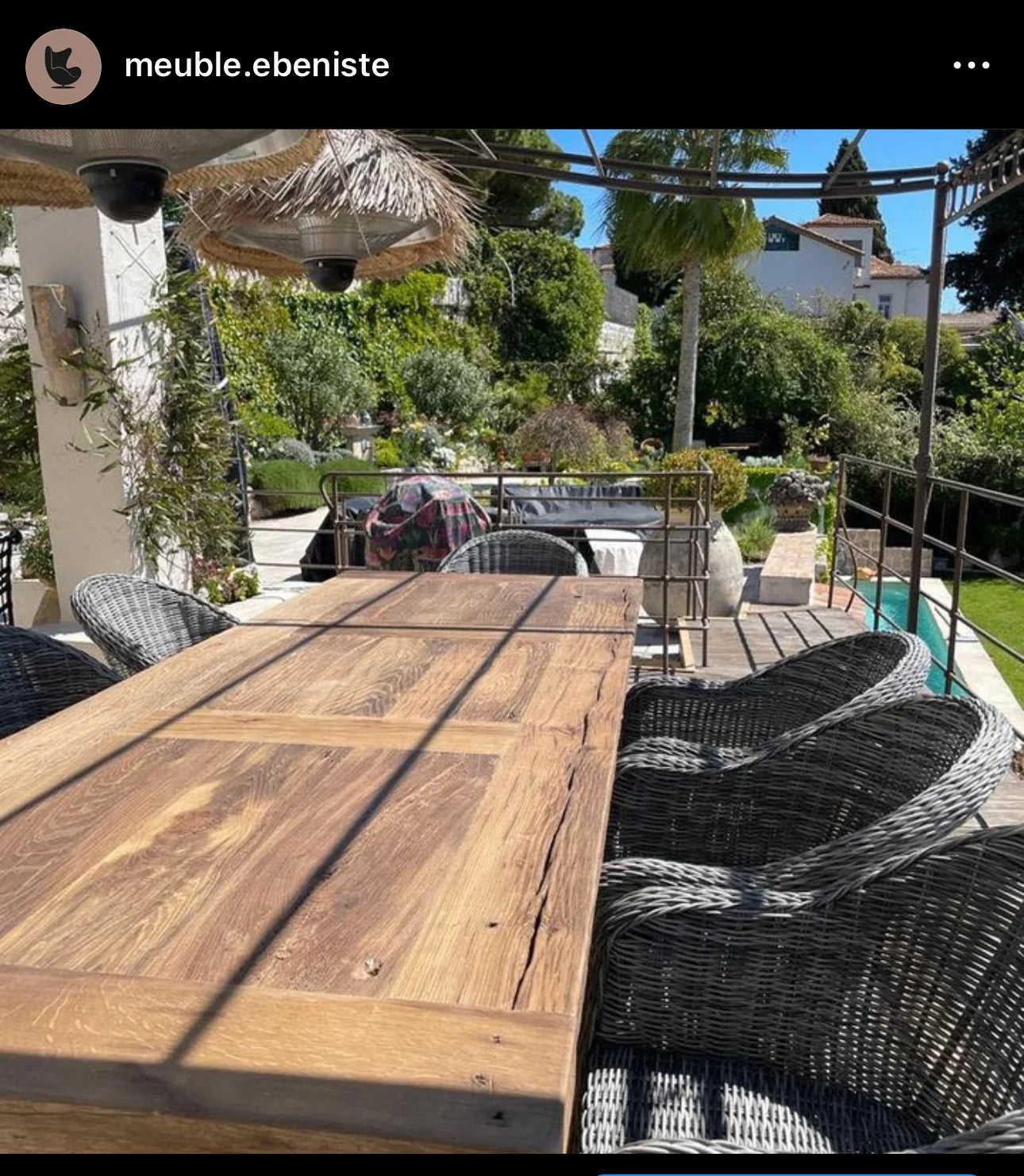 Table de Ferme en Vieux Chêne Massif sur Mesure | Meuble Ébéniste