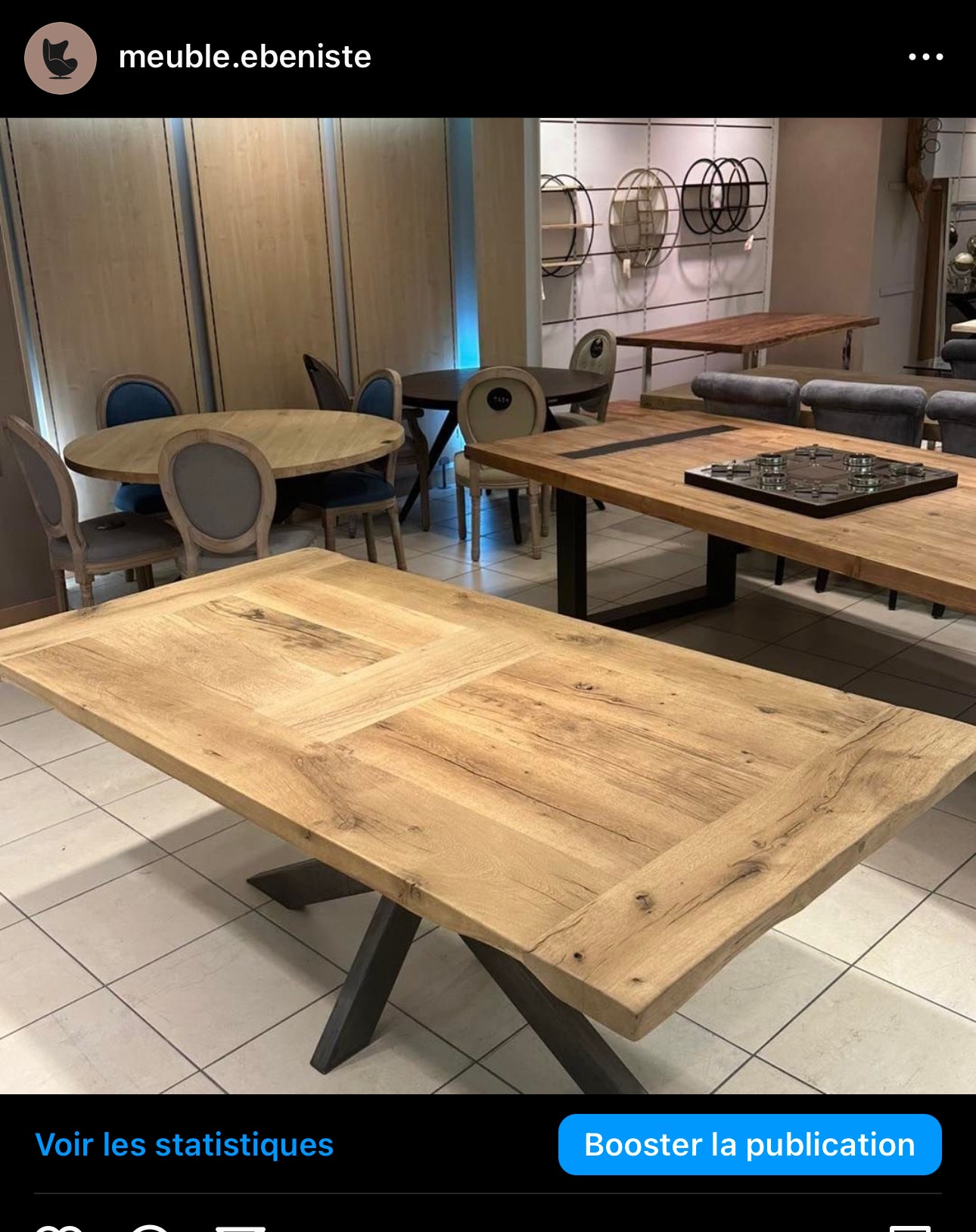 Table de Ferme en Vieux Chêne Massif sur Mesure | Meuble Ébéniste