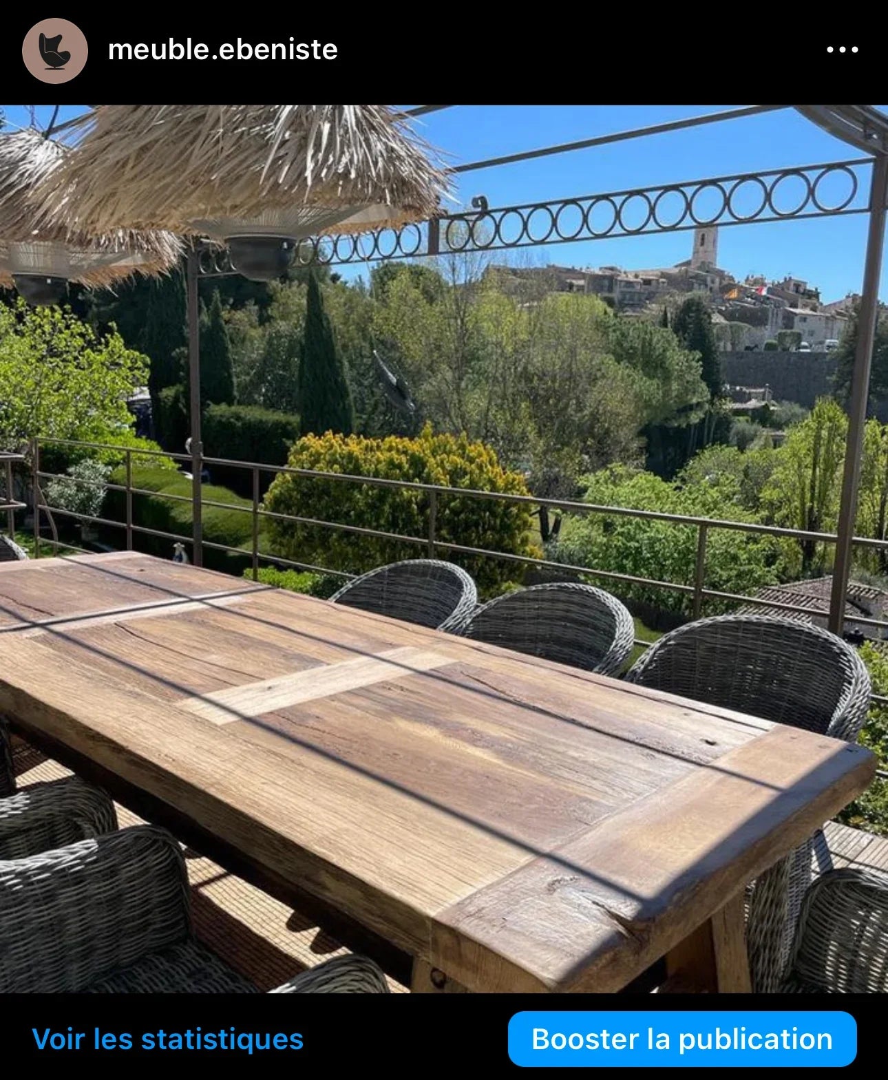 Table de Ferme en Vieux Chêne Massif sur Mesure | Meuble Ébéniste