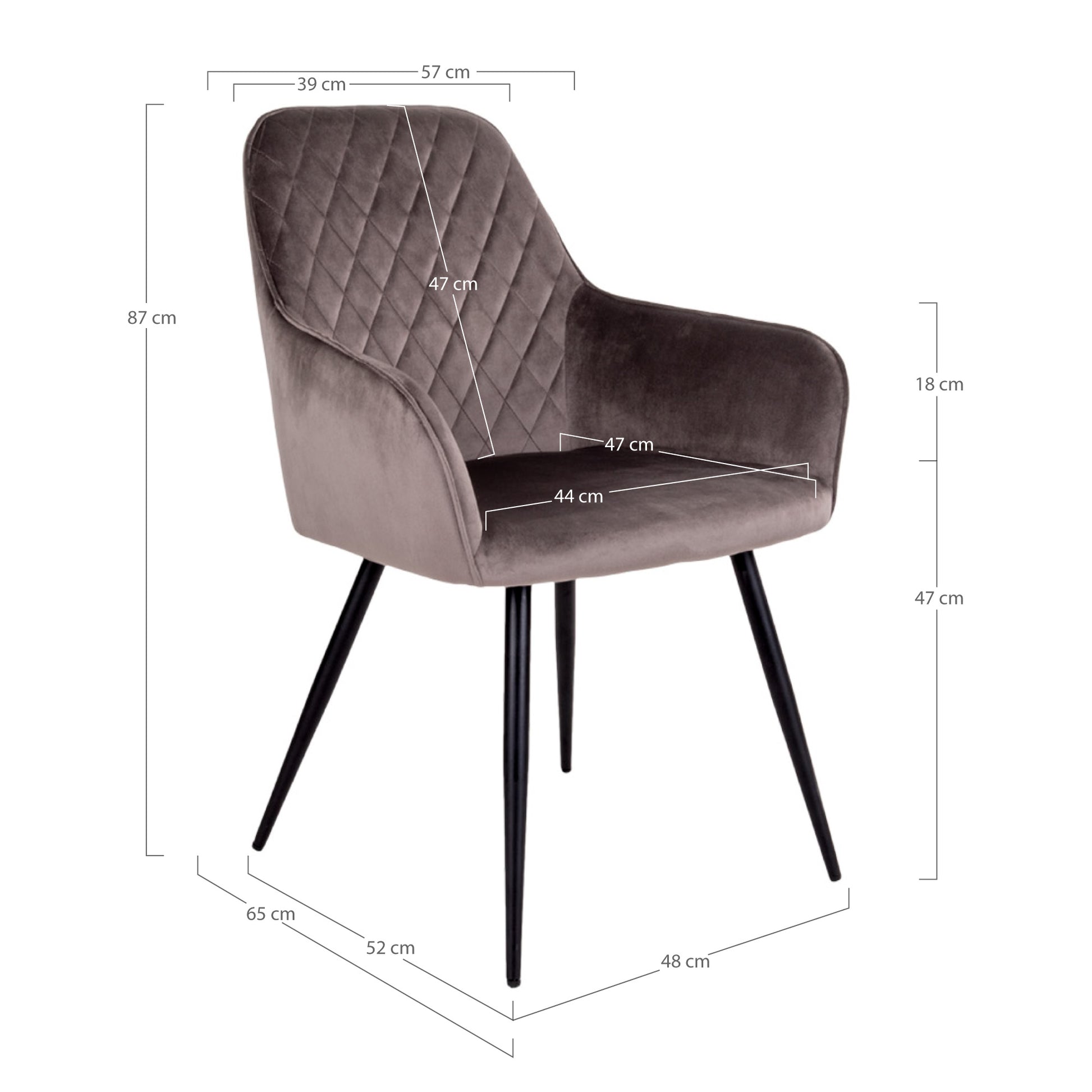 Lot de 2 Chaises Design "HARBRO" | Meuble Ébéniste