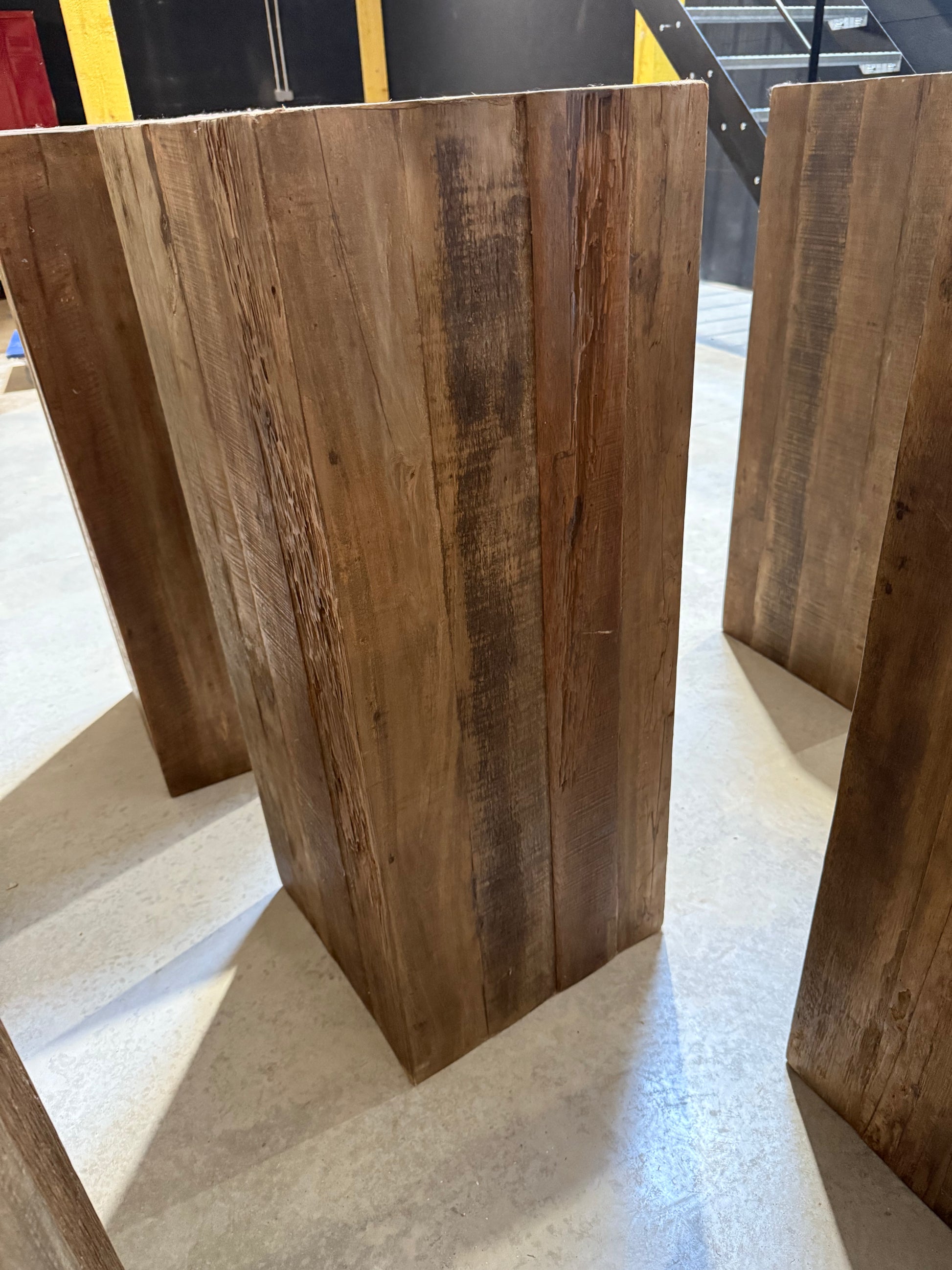 Colonne Décorative en Teck Massif | Meuble Ébéniste