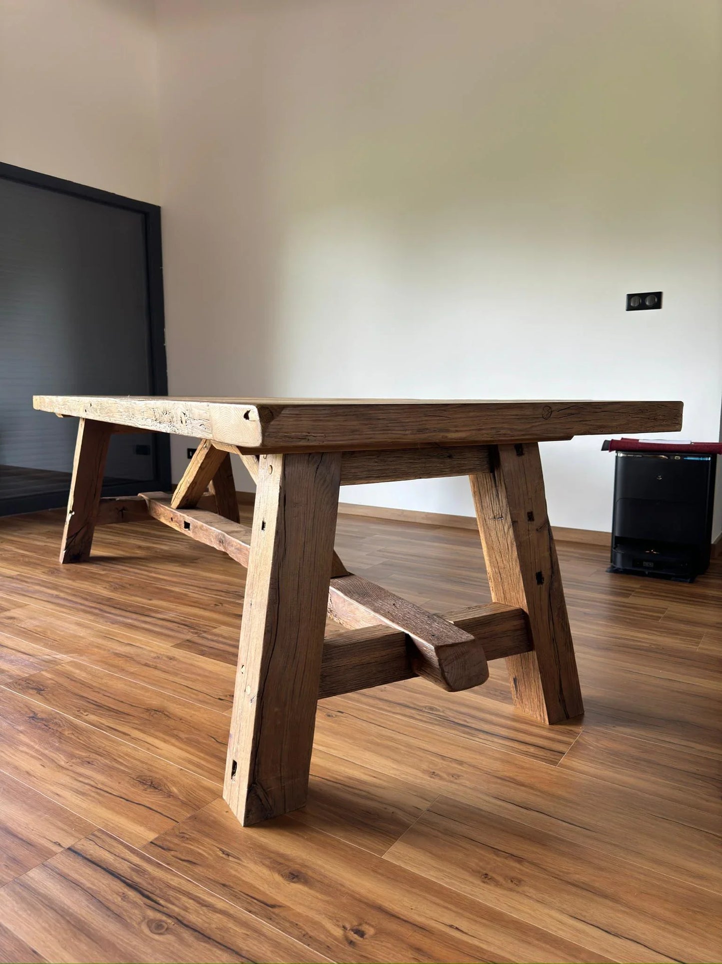 Table de Ferme en Vieux Chêne Massif sur Mesure | Meuble Ébéniste
