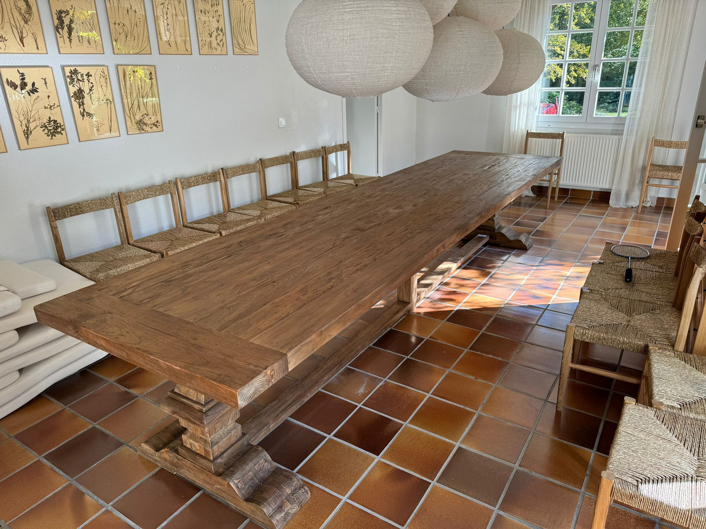 Table Monastère en Chêne Massif sur Mesure | Meuble Ébéniste