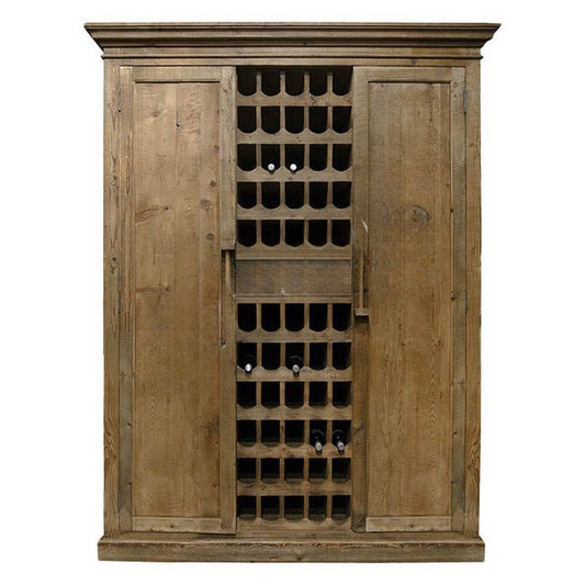 Cellier à Vin Artisanal en Bois Massif