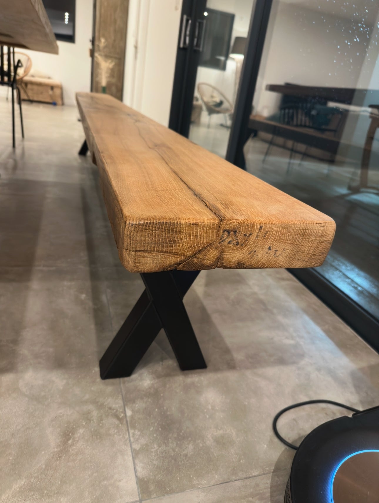 Table de Ferme en Vieux Chêne Massif sur Mesure | Meuble Ébéniste
