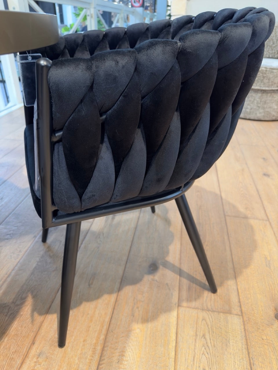 Chaise "ONDA" en Tissu (Plusieurs coloris disponibles)