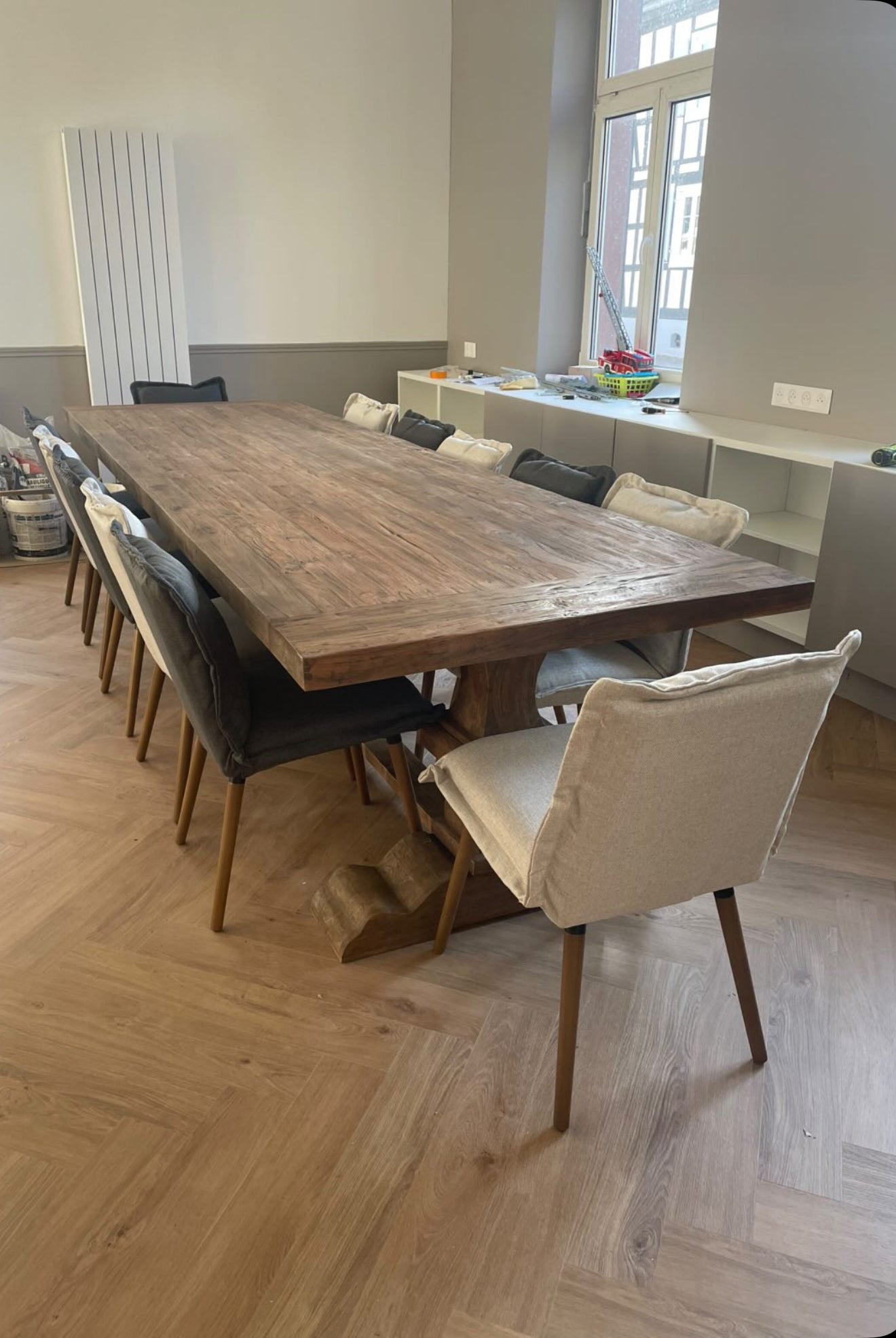 Table Monastère en Chêne Massif sur Mesure | Meuble Ébéniste