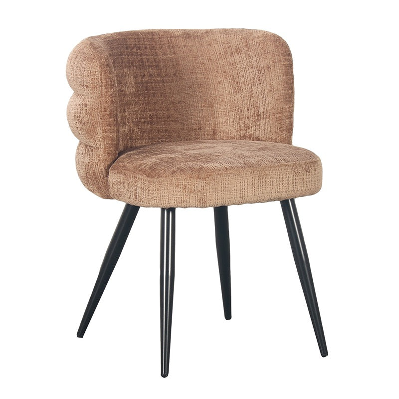 Chaise de Salle à Manger Design "ÉTHÉRÉE" en Tissu