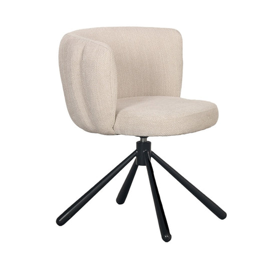 Chaise Pivotante Design "CORALLIA" avec Assise Coque
