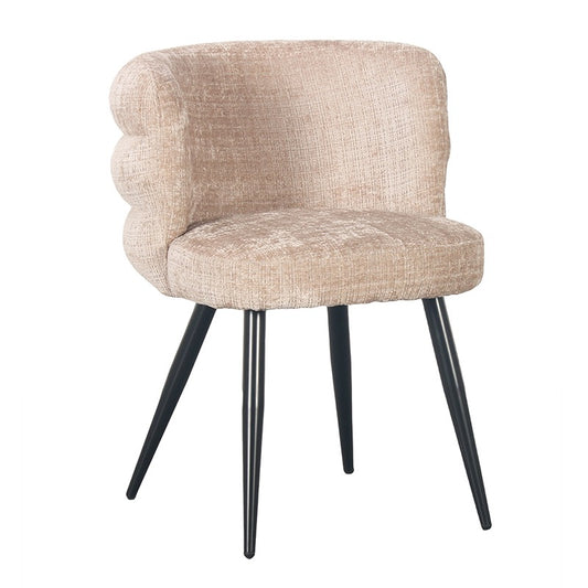 Chaise de Salle à Manger Design "ÉTHÉRÉE" en Tissu