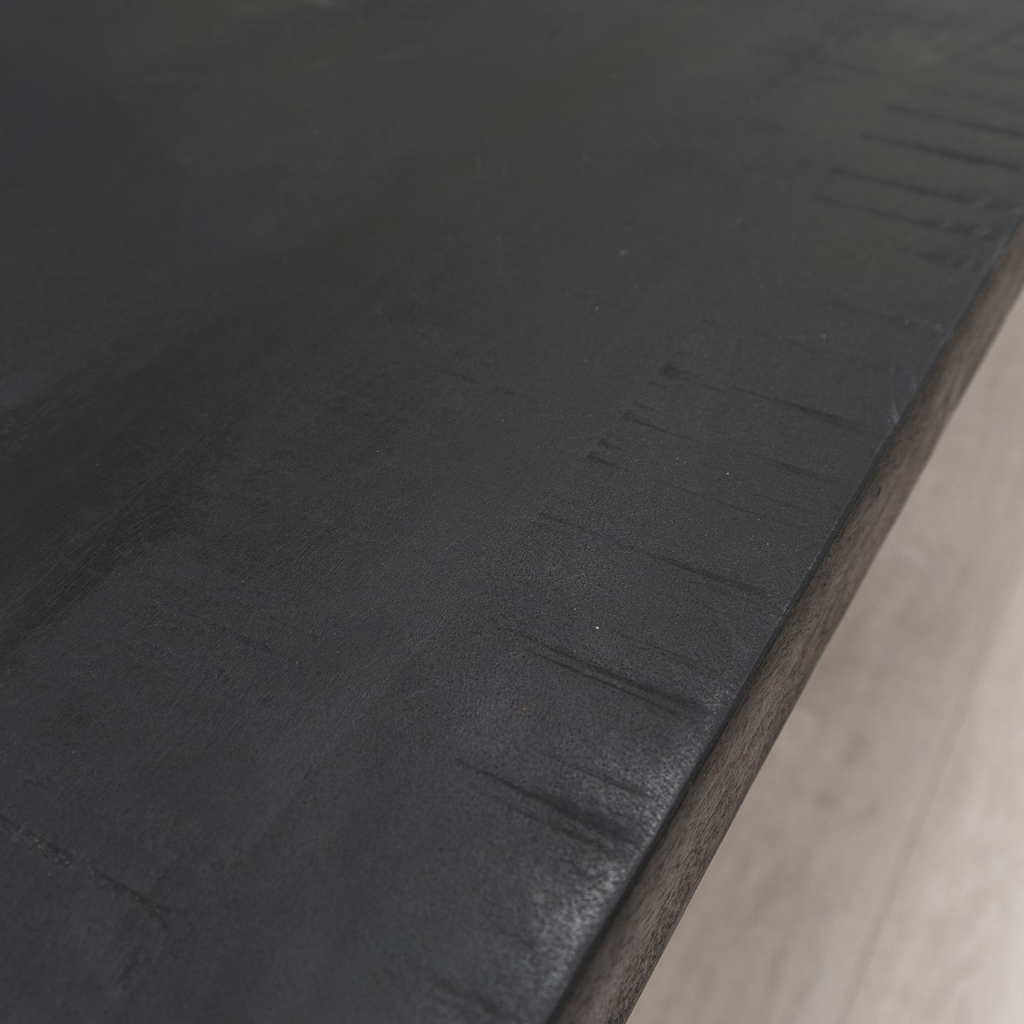 Table Rectangulaire en Manguier Noir "SOLO" | Meuble Ébéniste