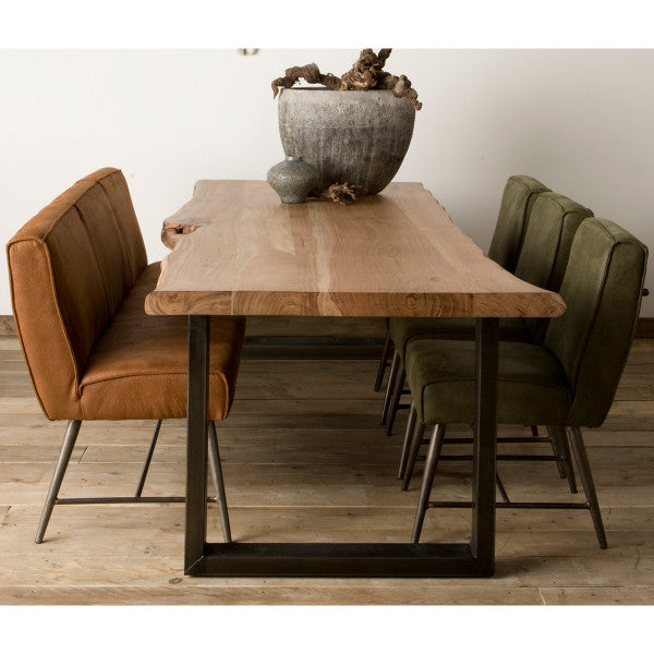 Table en Acacia Massif "RAPALLO" | Meuble Ébéniste