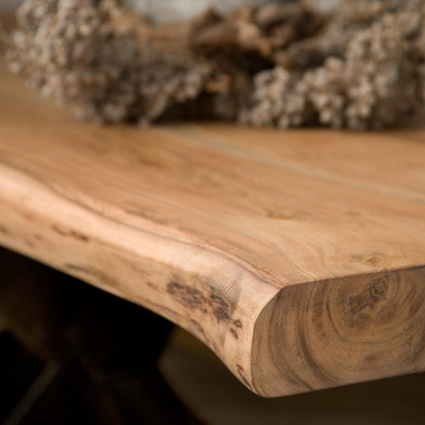 Table en Acacia Massif "RAPALLO" | Meuble Ébéniste