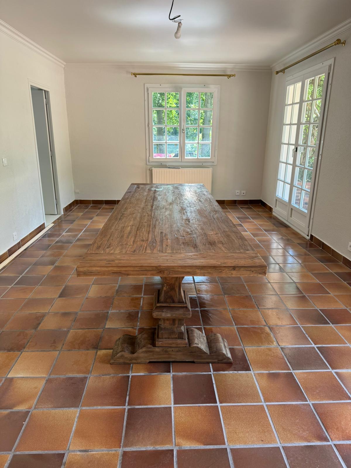 Table Monastère en Chêne Massif sur Mesure | Meuble Ébéniste